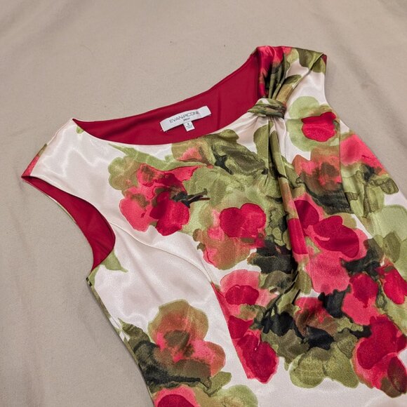 Evan Picone Knee-Length Wedding Guest Dress - Women's sz 8 - Picture 2 of 6